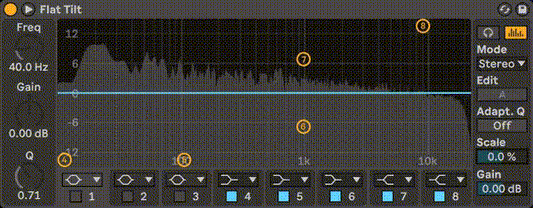 Flat Tilt EQ for Ableton Live